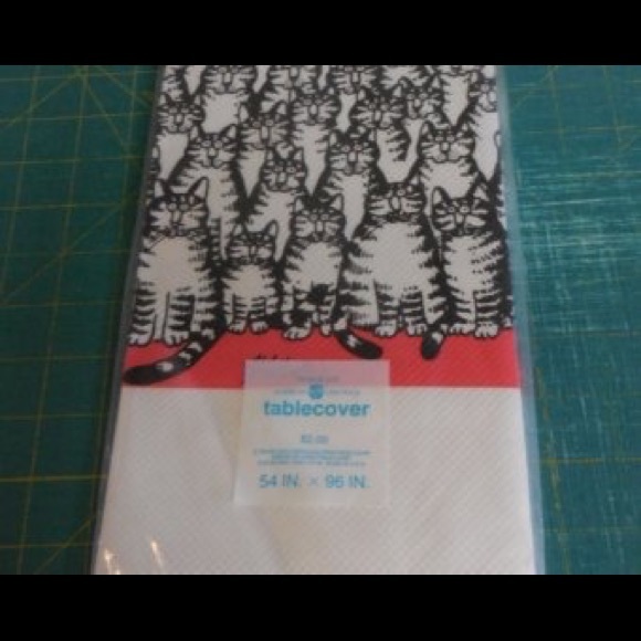 Kliban Cat Paper Tablecloth - Picture 3 of 3